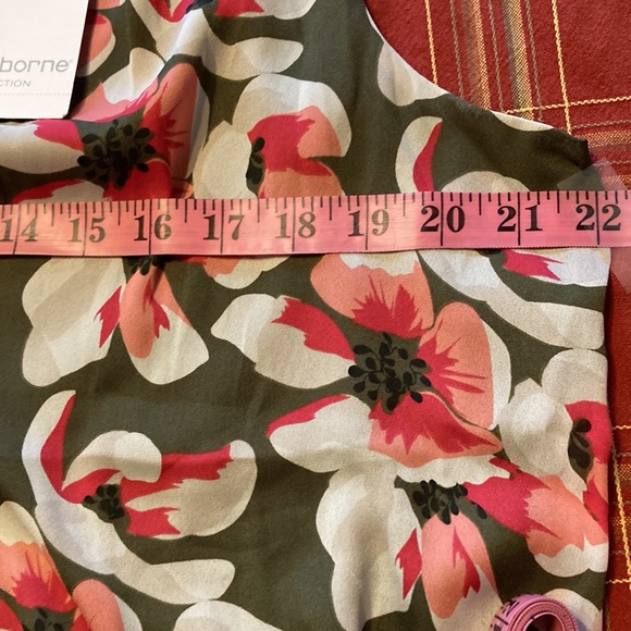 Women’s Liz Claiborne Collection Sleeveless Blouse XL NWT Tuscan Olive M #50 - Picture 17 of 17